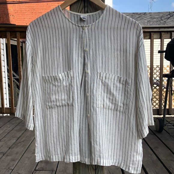 stille nord Tops - 🇨🇦 stille nord linen shirt